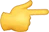 Backhand Index Pointing Right emoji