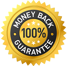 100-day money-back guarantee badge