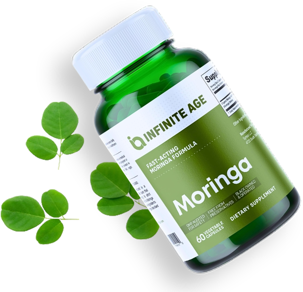 Pure-Leaf Moringa supplement bottle image